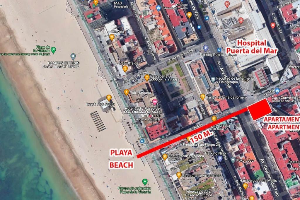 קדיז Apartamento Puerta Del Mar מראה חיצוני תמונה